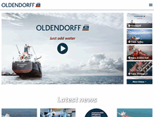 Tablet Screenshot of oldendorff.com